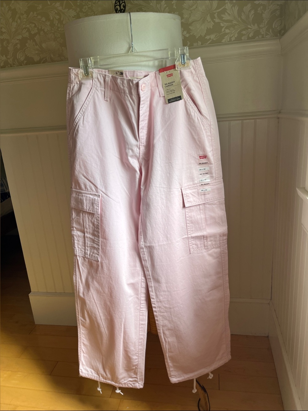 Levi's Light Pink Cargo Jogger Pants
